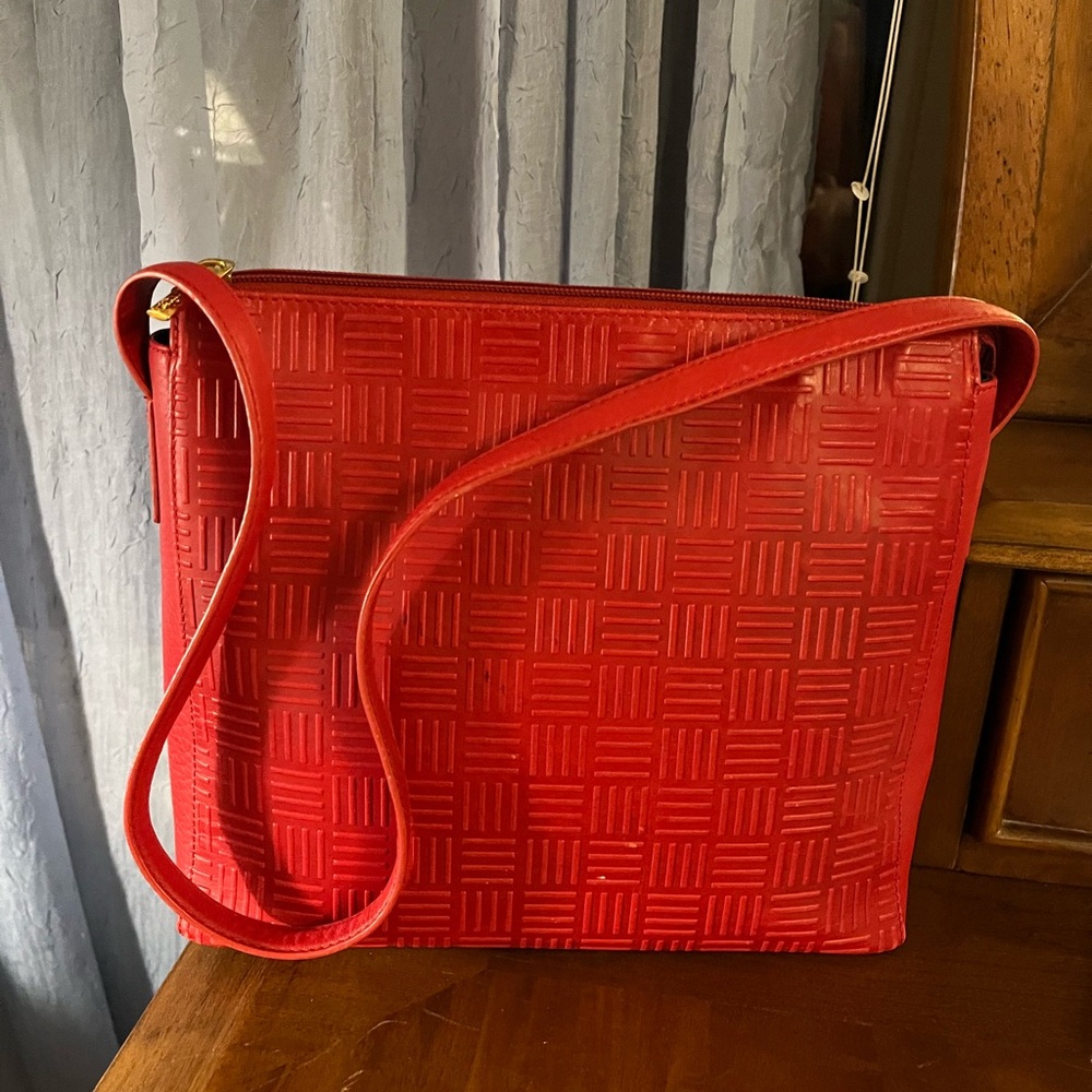 New Stone Mountain Red Leather bag